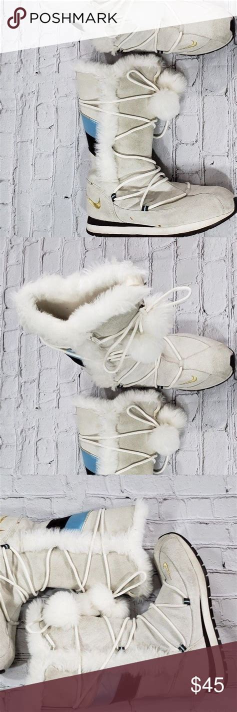 nike fake fur|nike fur lined boots.